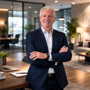 Keith Farrell of Connect2Marketing in professional business office setting.