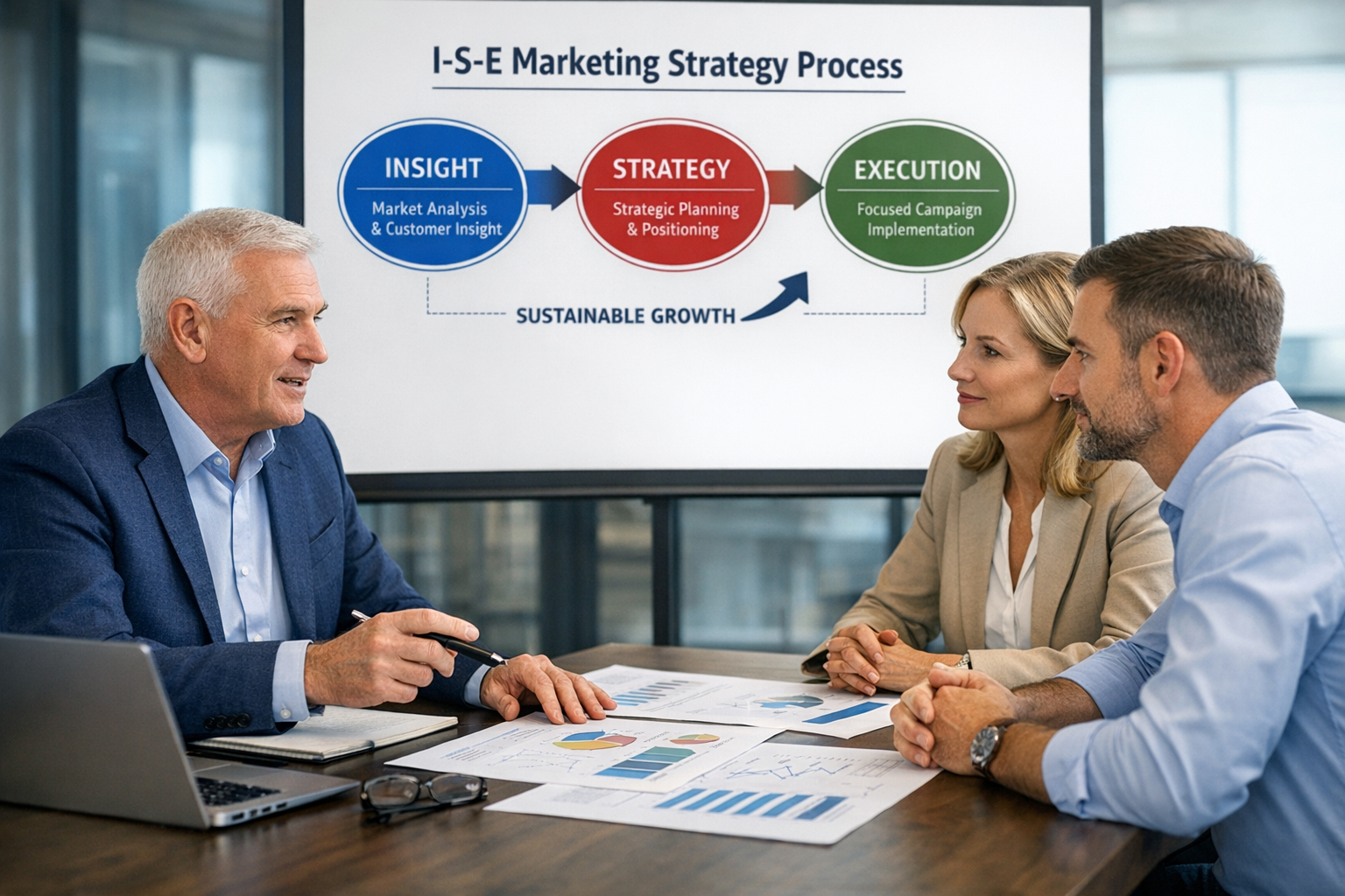 The Connect2Marketing I-S-E Marketing Strategy Process