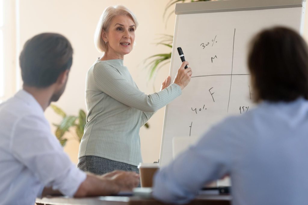 Marketing mentor supporting SME marketing professional in Scotland